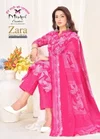 Zara Vol 1 By Mishri Heavy Cotton Printed Kurti With Bottom Dupatta
